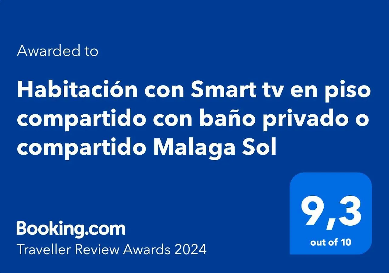 Homestay Habitacion Con Smart Tv En Piso Compartido Con Bano Privado O Compartido Malaga Sol